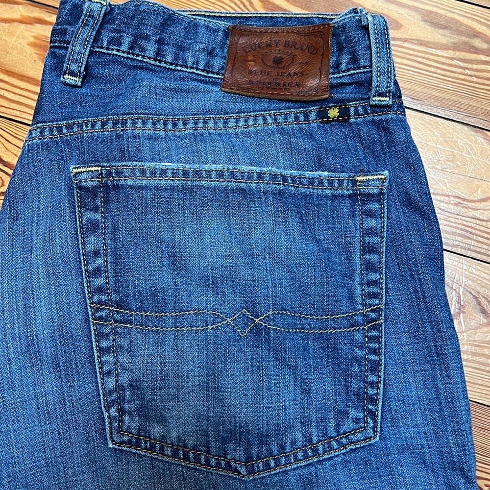 LUCKY BRAND men’s jeans 36/32 (30) 181 relaxed straight fit - Picture 4 of 8